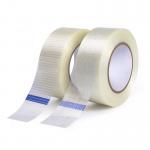 Heavy Duty Waterproof Clear Filament Strapping Tape For Repairs Shipping Packing for sale