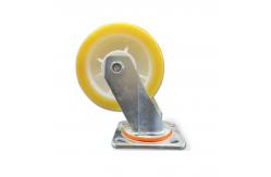 China Transparent TPR Heavy Duty Swivel Castor Wheel with Brake Smooth and Quiet Movement supplier