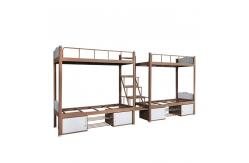 China Bedroom Rust Proof RAL Card  Metal Bunk Bed Frame supplier