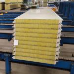 Customized Building Glasswool Sandwich Panel Insulation 1000mm Width for sale