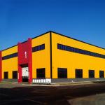Quick Assembly Industrial PEB Building Construction , Prefab Steel Column Building for sale