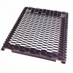 PVDF Coated Hook Up Frame Expanded Metal Mesh For External Curtan Wall Panel for sale