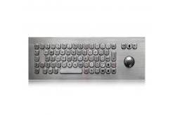China Rugged Industrial Metal Keyboard Library ATM Kiosk Keypad Stainless Steel With Trackball supplier
