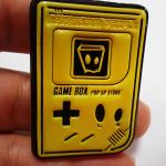 Shiny Yellow High Frenquency 3D TPU Iron On Patches For Youngman Wear