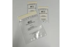 China LDPE Plastic Zip Top Seal Biohazard Reclosable Specimen Bags For Healthcare supplier