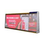 Waterproof Taxi Roof LED Screen Double Sided Programmable Car Roof Advertising Signs for sale