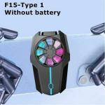 F15 Mobile Phone Cooling Fan Radiator Air-cooled Back Clip Game Cooler for sale