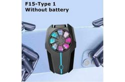 China F15 Mobile Phone Cooling Fan Radiator Air-cooled Back Clip Game Cooler supplier
