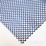 Hotel Lobby Metal Mesh Drapery Fabric Curtain Space Divider for sale
