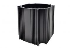 China custom Black Anodized Aluminium Cylinder Shell Aluminum Cylinder ISO9000 supplier
