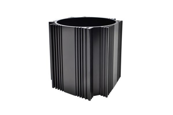 custom Black Anodized Aluminium Cylinder Shell Aluminum Cylinder ISO9000