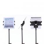 Ipad / Tablet Adjustable Stand Holder Black Adjustable Height Tallest 146CM