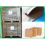 80GSM -300GSM Environmentally Friendly Tear Resistant Brown Kraft Paper In Roll for sale