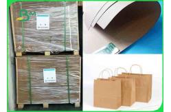 China 80GSM -300GSM Environmentally Friendly Tear Resistant Brown Kraft Paper In Roll supplier