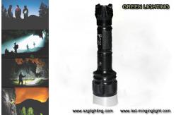 China IP67 10W Rechargeable Torch Light , 25000 Lux 1200 High Lumen Flashlight supplier