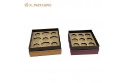 China Romantic Packaging For Truffles Chocolates & Eco-Loving Gifts Biodegradable Valentine's Day Chocolate Gift Box  Lid-Base Structure With Food Grade Insert Red Heart Print Compostable Material supplier