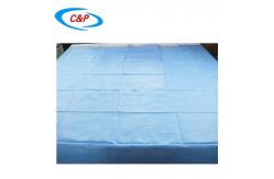 China SMS Laparotomy Surgical Drape Kit Blue Non Woven supplier