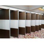 Panel Thickness 65 mm Sliding Aluminium Track Wooden Folding Partition Walls For Classroom for sale