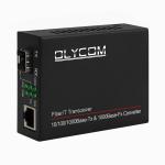 1G SFP Media Converter Gigabit Fiber Optic Ethernet Unmanaged Mini Size Black DC5V for sale