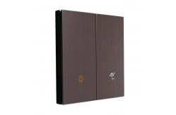 China Electrical Tuya Zigbee Wall Switch , Metal panel Zigbee Wireless Light Switch supplier