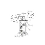 Semi-Auto Tripod Turnstile Gate Pedestrian Access Control Reader 0.3S Response Time