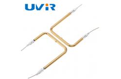 China UVIR Infrared Heating Element Tube , 500w U Shape Heater Tungsten filament supplier