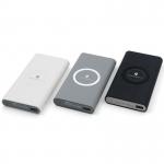 Wireless Qi Length 135mm Personalised Power Bank Black White Grey for sale