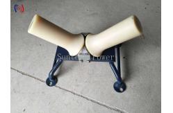 China Cable Turning Radius Wire Pulling Rollers V Shaped Nylon Sheave supplier
