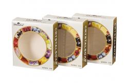 China Custom Fancy Art Paper Soap Box Packaging Window Box With Artwork Printing supplier