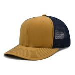 OEM Custom 6 Panel Pre Curved Brim Mesh Snap Back Sports Hats Wholesale Truck Gorras custom Logo Trucker Cap for sale