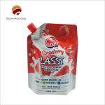 Customized Full Color Printed Packaging Spout Pouch Liquid Spout Bag With And Option Selection for sale