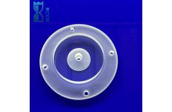 China Semiconductor Frosted Transparent Quartz Flake Quartz Flanges Corrosion Resistant supplier