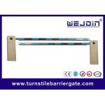 6s Vehicle Barrier Gate Straight Arm 6m Boom With Manual Release for sale