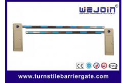 China 6s Vehicle Barrier Gate Straight Arm 6m Boom With Manual Release supplier