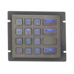 Backlight Metal Keypad With Ps / 2 Interface , Rear Panel Mounting for sale
