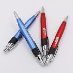 Aluminium Metal Ballpoint Pen Classic Clip Design Office Ball Pen Promotion Logo Pen for sale