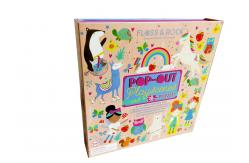 China Giant 20pcs Paper Jigsaw Puzzle Pop Out Rainbow Fairy Floor Puzzle supplier