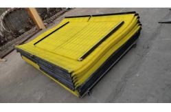China Yellow PU Mesh Polyurethane Screen Panels With Hook For Mine Vibrating supplier