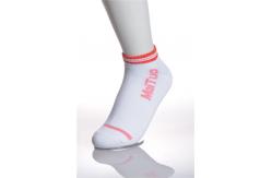China Breathbale OEM Service White Moisture Wicking Running Socks For Unisex Adults supplier