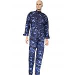 Breathable Ripstop Outdoor Training Blue military Uniform Hunting Sports Blue Camouflage Combat Uniform Set for sale