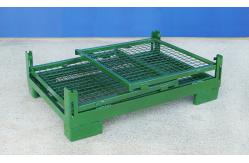 China Foldable Wire Container Storage Cages Warehouse Material Handling supplier
