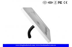 China Desktop Mounted iPad / tablet kiosk stand with Metal Material Flexible Goose Neck supplier