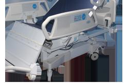 China Nursing Full Electric Hospital Bed With Premium Foam Mattress And Half Rails Included supplier