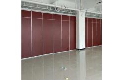 China Office Acoustic Room Movable Partition Walls / Conference Hall Sliding Folding Partition supplier