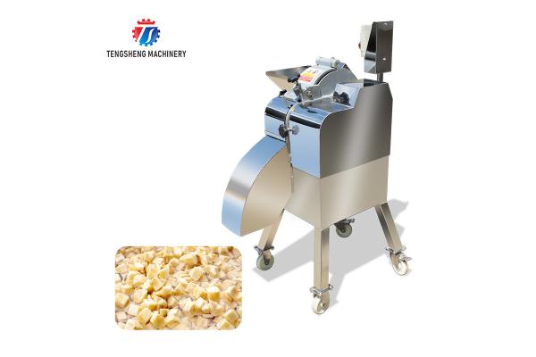 Industrial Carrot Dicing Machine , Sugar Beet Yam Electric Carrot Slicer Machine