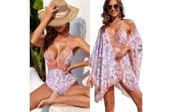 China Vacation Ruffles Bikini with Flawless Craftsmanship supplier