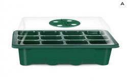 China Rectangular PVC Germination Trays Seed Nursery 12 Holes Cells supplier