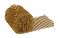 China Customization Chain Link Curtain Metal Decorative Mesh For Fireplace supplier
