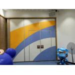 Fabric Surface MDF Office Partition Wall with Hanging System / Sliding Track Roller