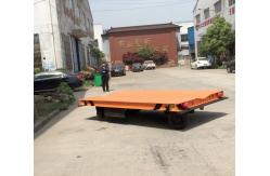 China Without Rail Motorized Transfer Trolley 20 Ton Battery Transfer Cart For Material Transport supplier